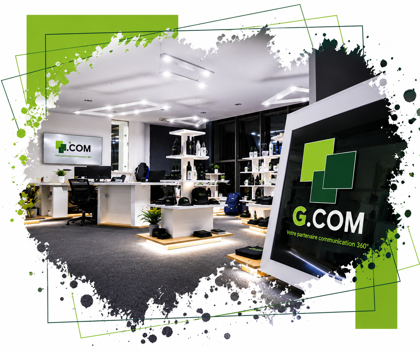 Bureau de GCOM et équipe